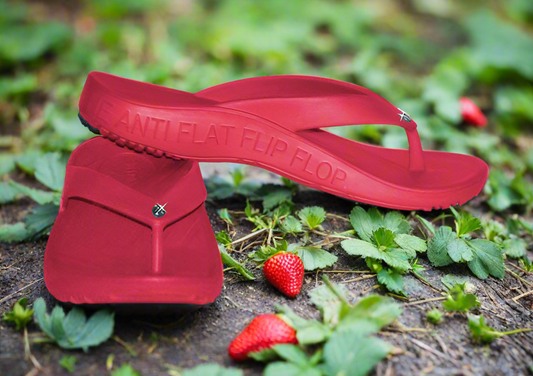 FLOPEDS | S3 |  Solitaire Cherry Red