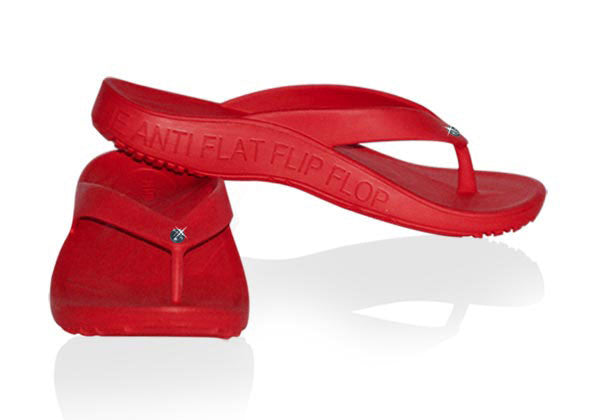 FLOPEDS TAF3 Solitaire Chilli Red - flopeds