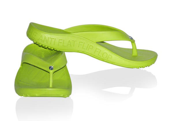 FLOPEDS TAF3 Solitaire Lime Green - flopeds