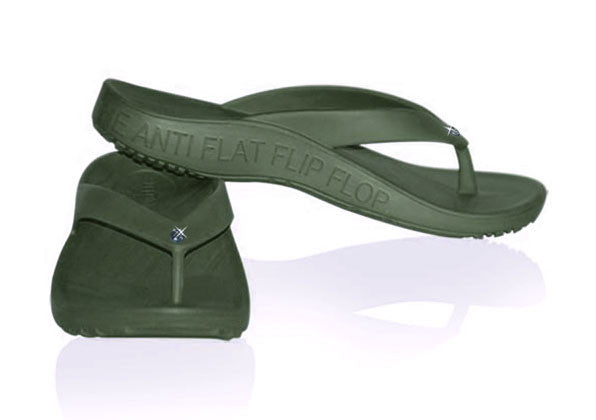 FLOPEDS TAF3 Solitaire Military Green - flopeds