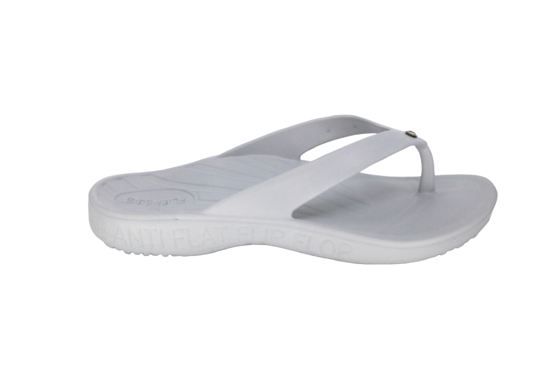 S3 | Solitaire Silver Grey flip flop