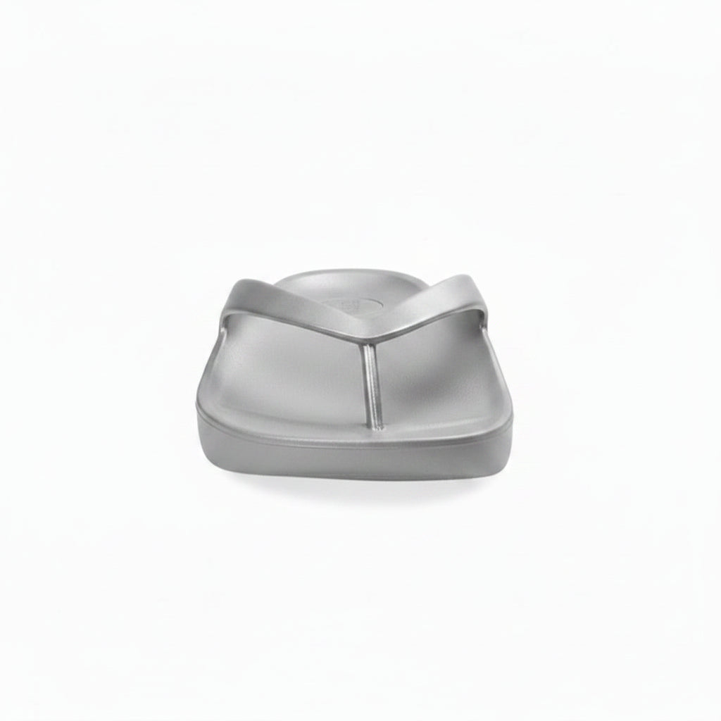 Gray sandal on a white background