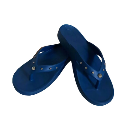 FLOPEDS Princess III flip-flops side profile displaying arch support and sole thickness