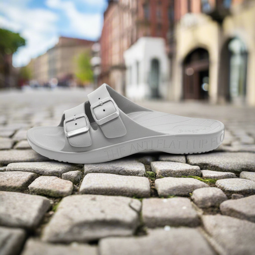 FLOPEDS | T5 | SLIDE - Silver Grey