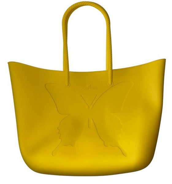 SAC EN SILICONE FLOPEDS JAUNE CITRON