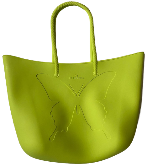 FLOPEDS SILICONE BAG LIME GREEN