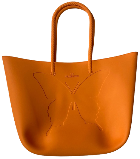 FLOPEDS SILICONE BAG TANGERINE ORANGE