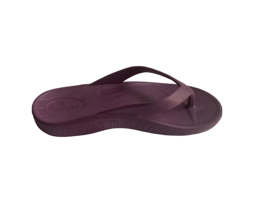 FLOPEDS TAF3 Plum Purple flip flop - side angle