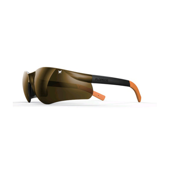 FLOPEDS | Kaya Black / Orange / Brown Sunglasses