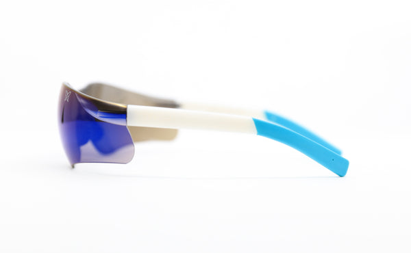 FLOPEDS | Kaya  / White /  Teal  / Blue Sunglasses