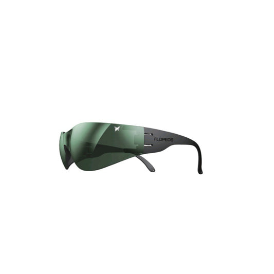 FLOPEDS Zion | Black/ Green Sunglasses