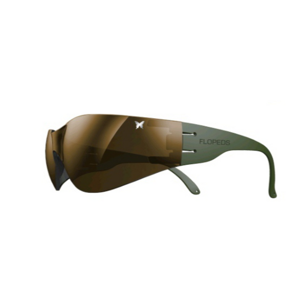 FLOPEDS Zion | Olive / Brown Sunglasses